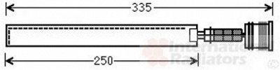 VAN WEZEL 3700d645 -  Осушитель, кондиционер